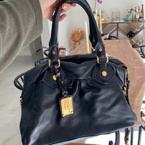 Marc by Marc jacobs black leather handbag